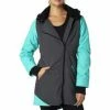 Veste Femme Magnitude Turquoise FOX RACING -Accessoires Vélo Soldes blouson femme magnitude gris et turquoise devant 041110700 2303 09022021