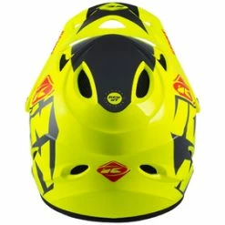 Casque Bmx Downhill Neon Yellow 2022 Kenny -Accessoires Vélo Soldes casque velo kenny downhill neon yellow 2022 derriere