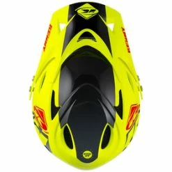 Casque Bmx Downhill Neon Yellow 2022 Kenny -Accessoires Vélo Soldes casque velo kenny downhill neon yellow 2022 dessus