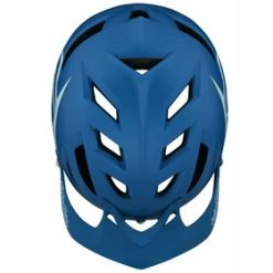 Casque VTT A1 Drone Bleu 2022 Troy Lee Designs -Accessoires Vélo Soldes casque vtt troy lee designs a1 drone bleu 2022 dessus
