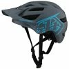 Casque VTT A1 Drone Gris / Bleu 2022 Troy Lee Designs -Accessoires Vélo Soldes casque vtt troy lee designs a1 drone gris bleu 2022