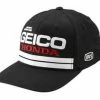 Casquette Team Geico Honda Noir 100% -Accessoires Vélo Soldes casquette 100 team geico honda noir 2019 070735200 1327 23012019