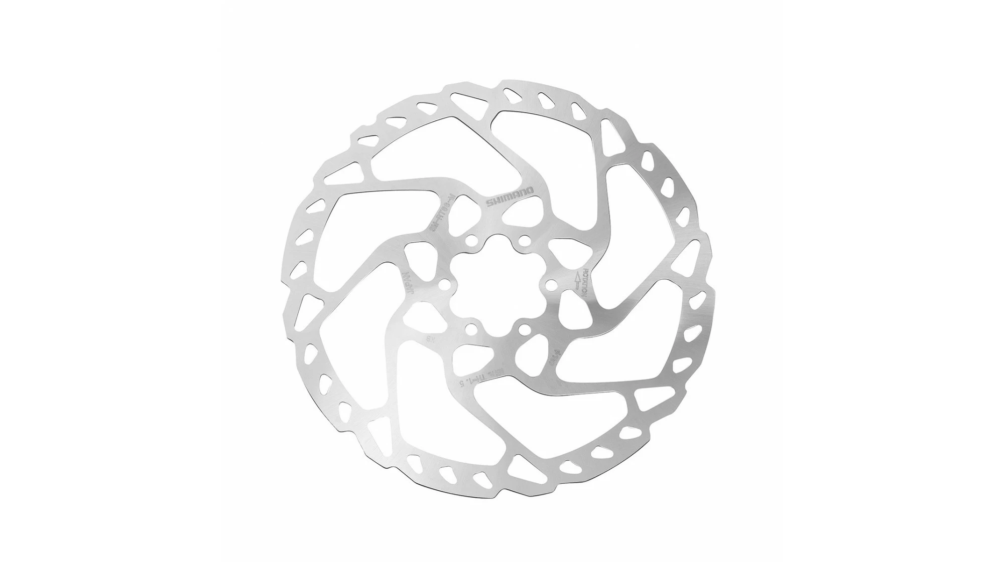 DISQUE SHIMANO 160MM SLX 6 TROUS 3 DISQUE SHIMANO 160MM SLX 6 TROUS