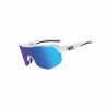 LUNETTES GES ALPHA VERRE BLEU/MONTURE BLANCHE -Accessoires Vélo Soldes lunettes ges alpha verre bleu monture blanche