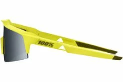 Lunettes De Soleil Speedcraft SL Jaune 100% -Accessoires Vélo Soldes lunettes de soleil 100 speedcraft sl jaune cote