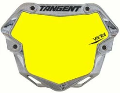 Plaque Bmx Race Ventril 3D Pro Chrome Tangent -Accessoires Vélo Soldes plaque bmx race tangent ventril 3d pro chrome silver