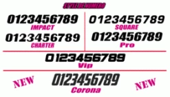 Autocollant épais De Plaque Avant Ventril Tangent -Accessoires Vélo Soldes styledenumero 053125300 0918 10112010 3