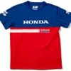 Tee Shirt Honda HRC Navy D'Cor -Accessoires Vélo Soldes tee shirt hrc honda officiel d cor visuals devant