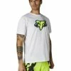Tee Shirt Pyre Blanc FOX RACING -Accessoires Vélo Soldes tee shirt fox pyre blanc
